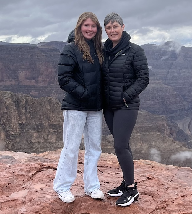 Concussion patient Mackenzie and her mother mother Karen